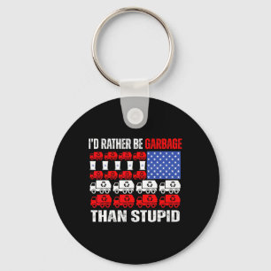I'd Rather Be Garge For Trump Trump In Garge Force Keychain