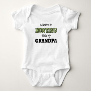 I'd Rather Be Hunting with Grandpa Baby Bodysuit