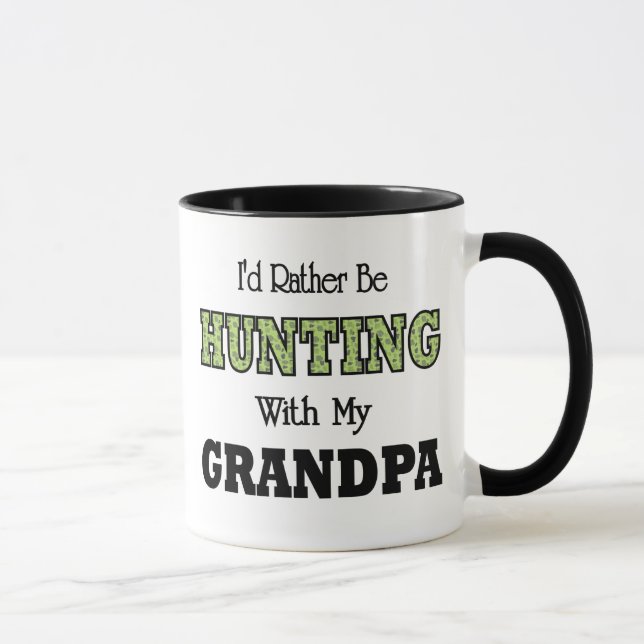 I'd Rather Be Hunting with Grandpa Mug (Right)