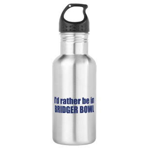 I'd Rather Be In Bridger Bowl 532 Ml Water Bottle
