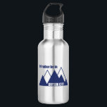 I'd Rather Be In Bryson City Mountain 532 Ml Water Bottle<br><div class="desc">Bryson City,  North Carolina is a gateway to the Great Smoky Mountains National Park,  with wildflowers,  streams and part of the Appalachian Trail!</div>