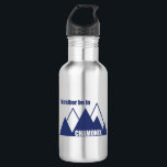 I'd Rather Be In Chamonix France Mountain 532 Ml Water Bottle<br><div class="desc">Chamonix France,  along the border of Italy and Switzerland in the Alps is one of the most beautiful mountain towns in the world.</div>