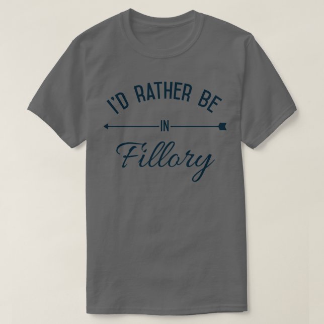 Id Rather Be In Fillory  T-Shirt (Design Front)