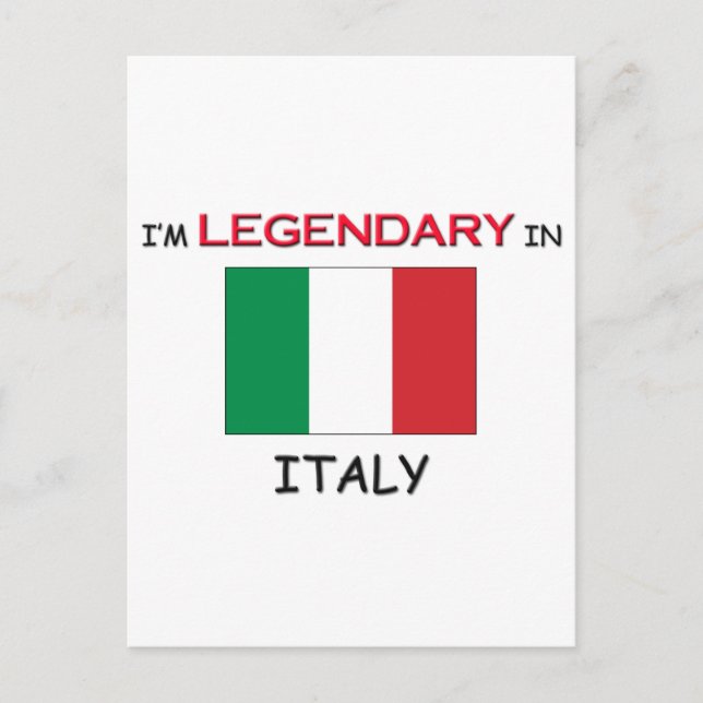 I'd Rather Be In ITALY Postcard (Front)