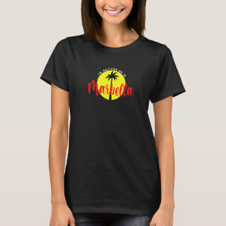 I'd Rather Be in Marbella - Vacation Beach Blue Pr T-Shirt