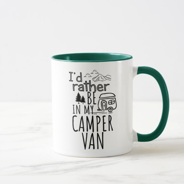 I'd Rather Be In My Camper Van Coffee Mug (Right)