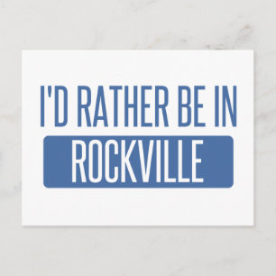 I'd rather be in Rockville Postcard