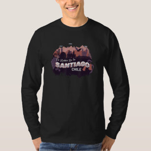 I'd Rather Be In Santiago Chile Vintage Souvenir T-Shirt