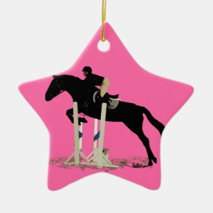 I'd Rather Be Jumping! Horse Ceramic Ornament
