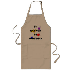 I'd Rather Be Long Apron