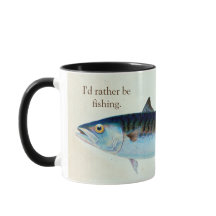 I'd rather be mackerel fishing Mug