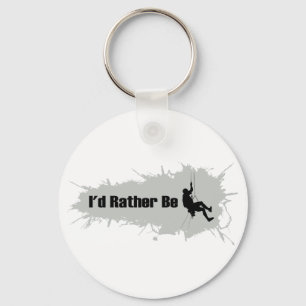 I'd Rather Be Mountain Climbing 1 Keychain