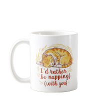 I'd Rather Be Napping With You - Golden Cat