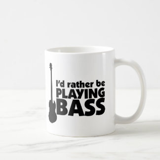 I'D Rather Be Playing Bass Mug