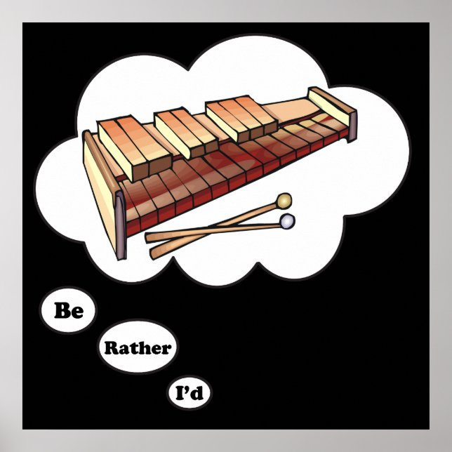i'd rather be playing Marimba 2 Poster (Front)