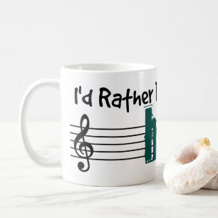 I'd Rather Be Playing My Harp Coffee Mug