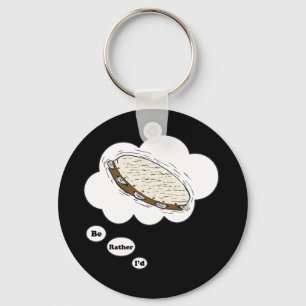 i'd rather be playing Tambourine 5 Keychain