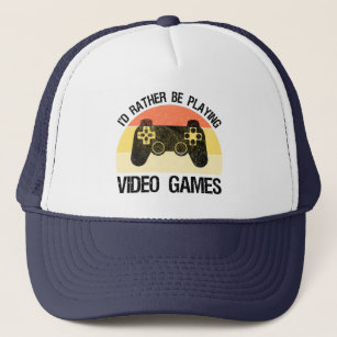 I'd Rather Be Playing Video Games Trucker Hat