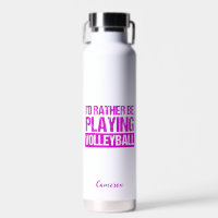 I'd Rather Be Playing Volleyball Funny Custom