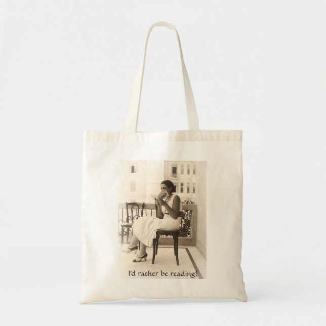 I'd Rather Be Reading - Bag (Front)