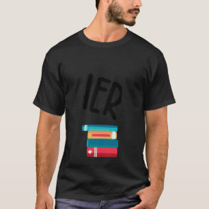 I'd Rather Be Reading Book Humor Quote Bookworm T-Shirt
