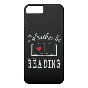 I'd rather be reading iPhone 8 plus/7 plus case