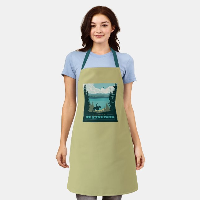 I'd Rather Be Riding Apron (Worn)