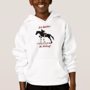 I'd Rather Be Riding! Equestrian Kids Sweatshirt