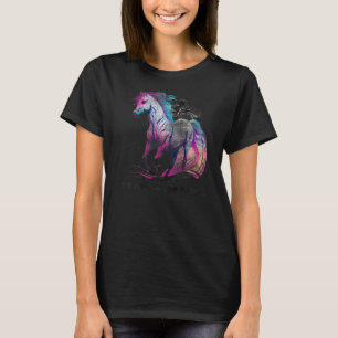 i'd rather be riding, horse Equestrians Horseback  T-Shirt