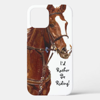 I'd Rather Be Riding! Horse OtterBox iPhone Case
