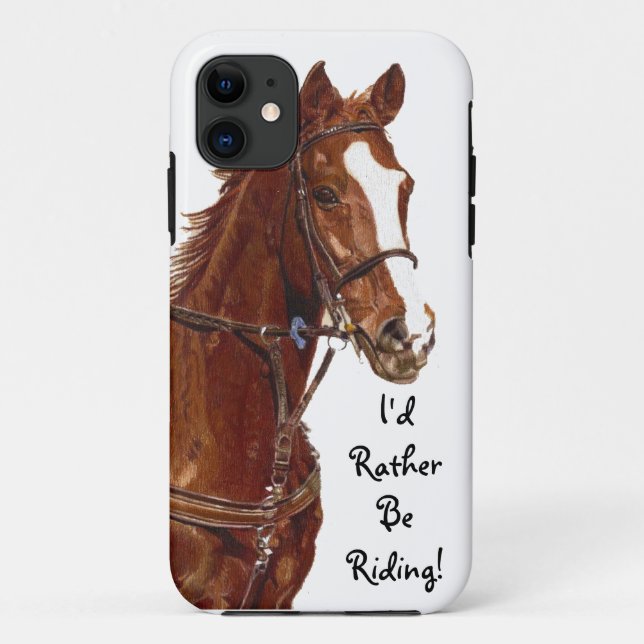 I'd Rather Be Riding iPhone 5 Case (Back)