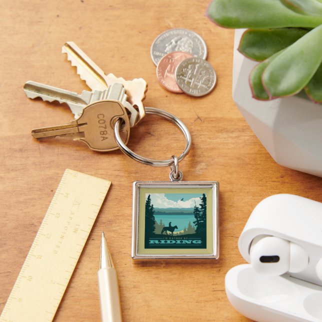 I'd Rather Be Riding Keychain (Desk)