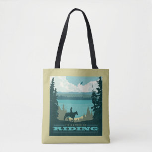 I'd Rather Be Riding Tote Bag