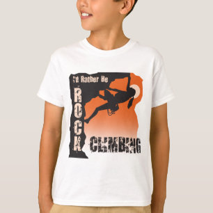 I'd Rather Be Rock Climbing Gals T-Shirt