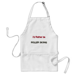 I'd Rather Be Roller Skiing Standard Apron