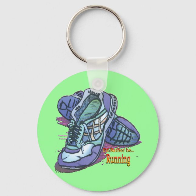 I'd Rather Be Running _ Sneakers Keychain (Front)