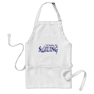 I'd Rather Be Sailing Standard Apron
