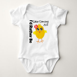 I'd Rather Be Salsa Dancing Baby Bodysuit