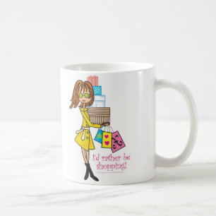 I'd rather be shopping mug