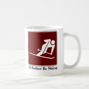I'd Rather Be Skiing Coffee Mug