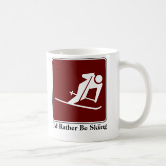 I'd Rather Be Skiing Coffee Mug