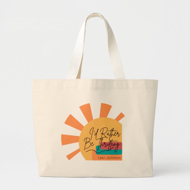 I'd Rather Be Thrifting Tote (Front)