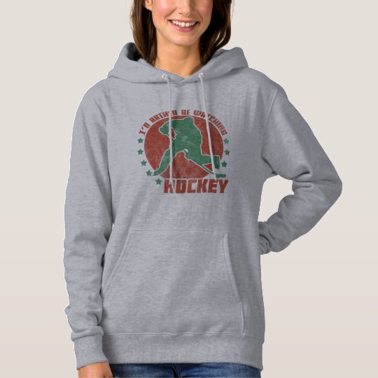 I'd Rather Be Watching Hockey Hoodie