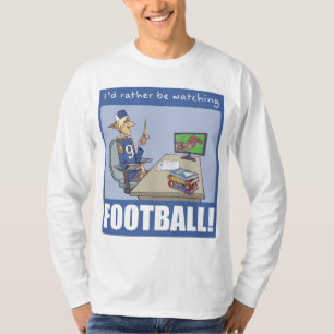 I'd Rather Be Watching Quote With Funny Teenager T-Shirt