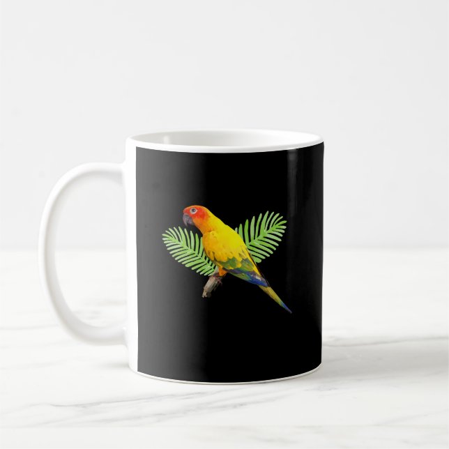 I'D Rather Be With My Conure Owner Conure Coffee Mug (Left)
