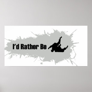 I'd Rather Be Wrestling Poster