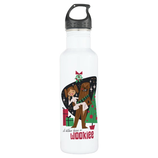 I'd Rather Kiss a Wookieee 710 Ml Water Bottle (Front)