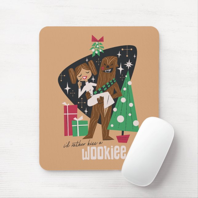 I'd Rather Kiss a Wookieee Mouse Pad (With Mouse)
