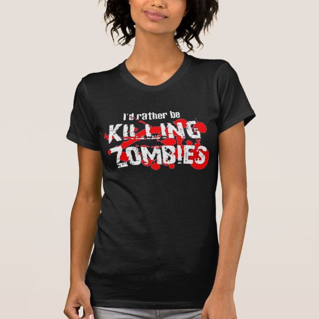 I'd Rather T-Shirt (Front)