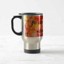 I'd Rather Talk To Flowers Travel Mug